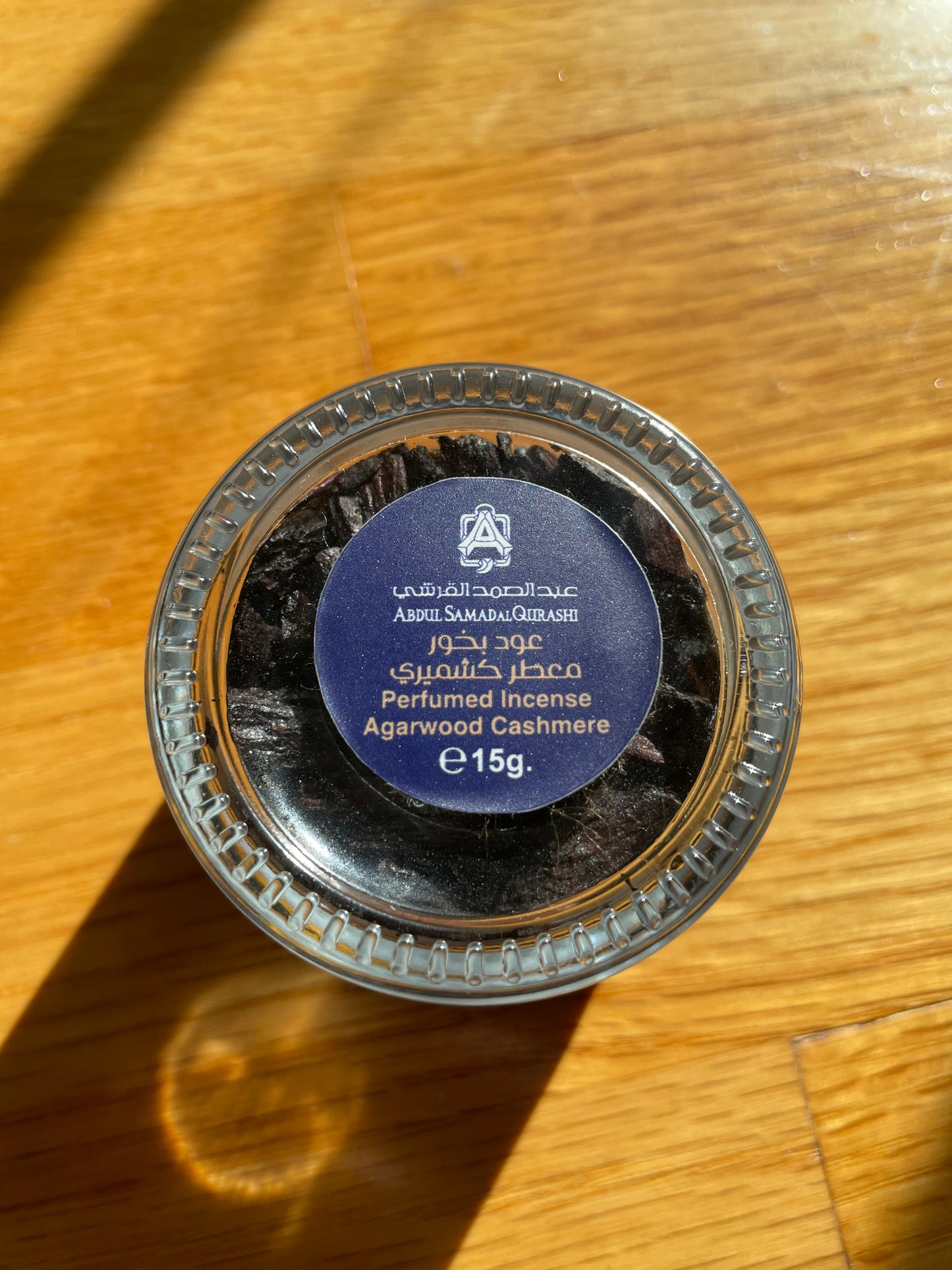 Abdul Samad Al Qurashi - Perfumed Incense Agarwood Cashmere 15g